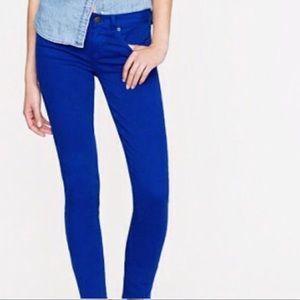 J.Crew Matchstick Jeans BNWT in Cobolt  Blue